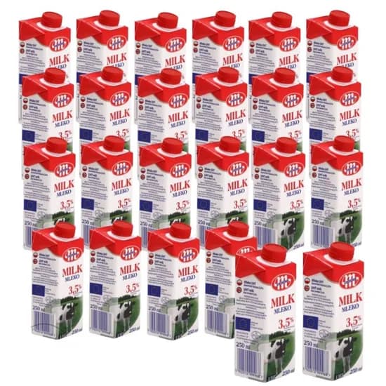 믈레코비타 3.5% 멸균우유 250ml 24개