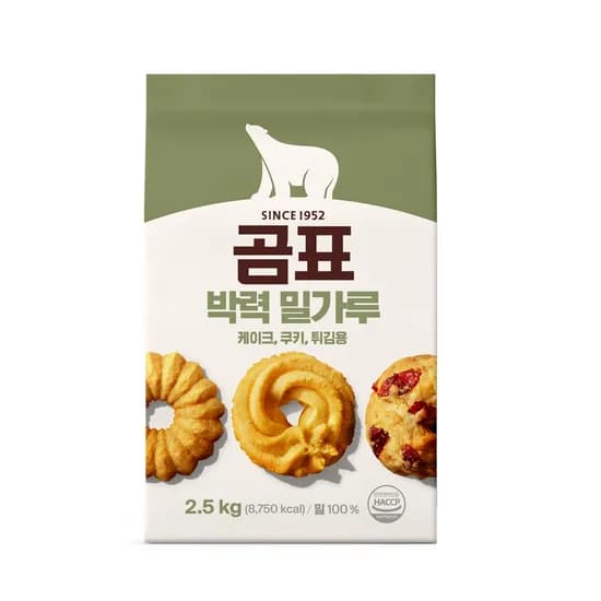 곰표 박력 밀가루 2.5kg 1개