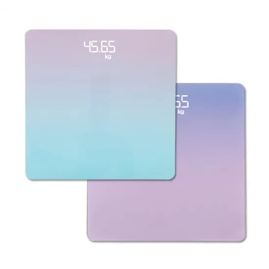 파스텔 LED 체중계 퍼플 1개