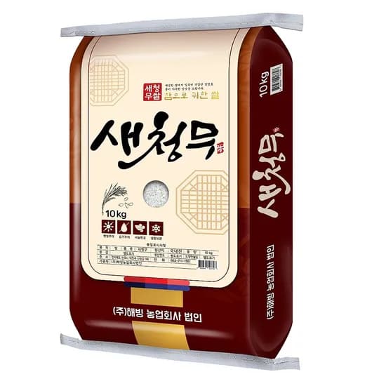 해빙 새청무 쌀, 특등급, 10kg, 1개