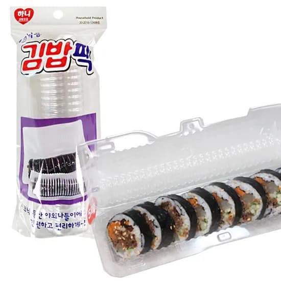 하니 김밥팩, PET, 5매, 1개