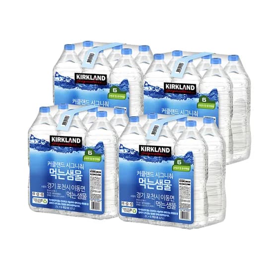 커클랜드 시그니춰 먹는 샘물 2L 24개