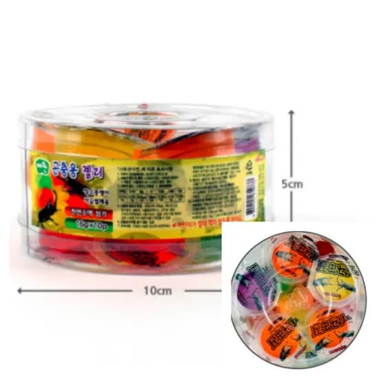곤충용 젤리, 장수풍뎅이 사슴벌레용, 16g, 10개입, 1개