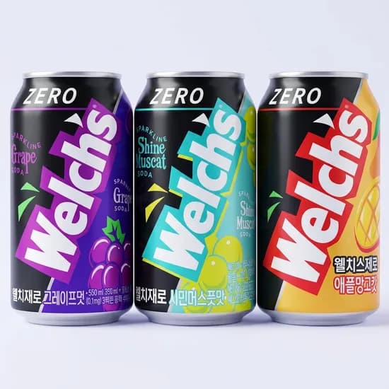 웰치스 제로 355ml 24개