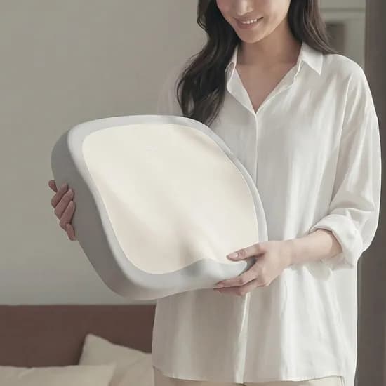 레토 메모리폼 방석 키높이 사무실 의자 엉덩이 아픔 방지 자세 교정 기능성 쿠션, 아이보리, one size