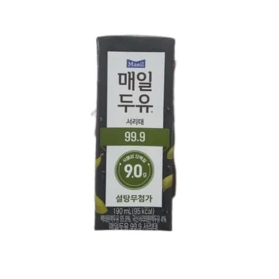 매일유업 매일두유 99.9 서리태 190ml 24개