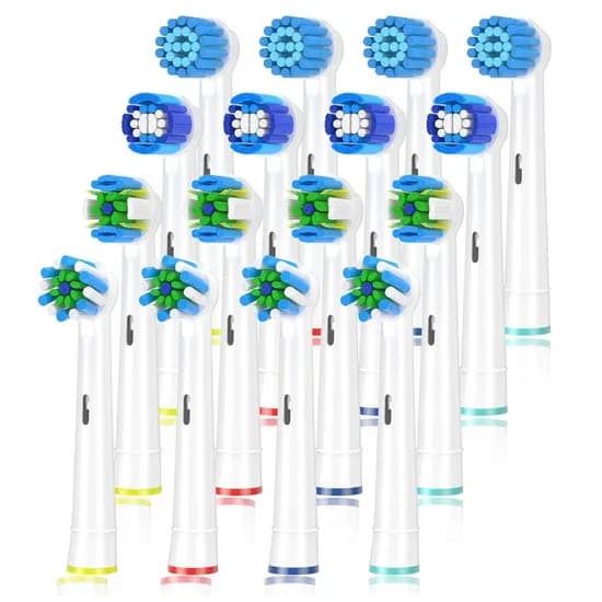 라라티와이 오랄비 브라운 전동칫솔모 성인 호환 리필모, EB17-P, EB25-P, EB50-P, 12개