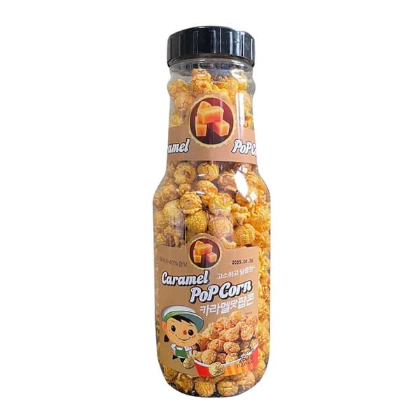 카라멜맛 팝콘 저금통 260g 1개