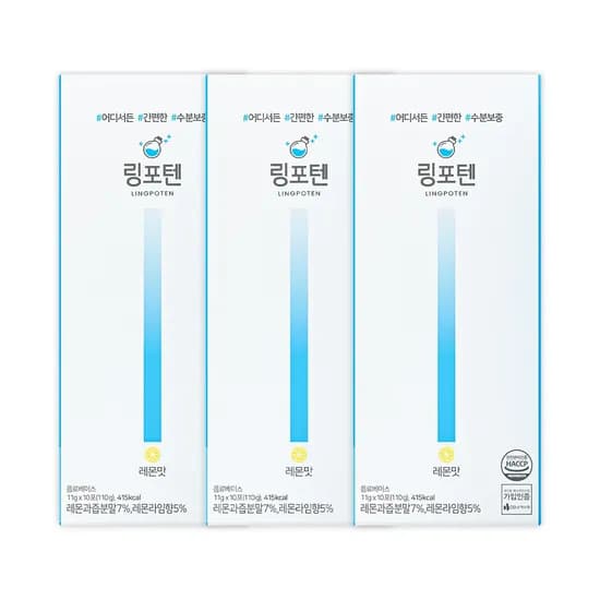 링포텐 레몬맛, 10포, 3박스