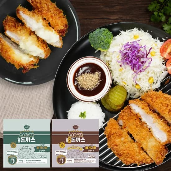 소소락 시대 순살+순살치즈 돈까스 130g 10개