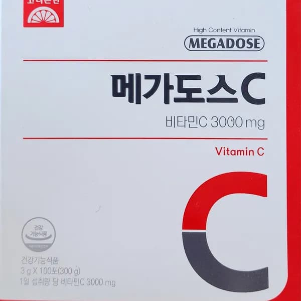 고려은단 메가도스C 비타민C 3g 100포