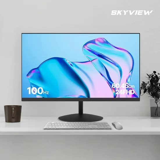 스카이뷰 FHD 24인치 IPS 모니터, SVH24F100A, 60.45cm, 일반, 1개
