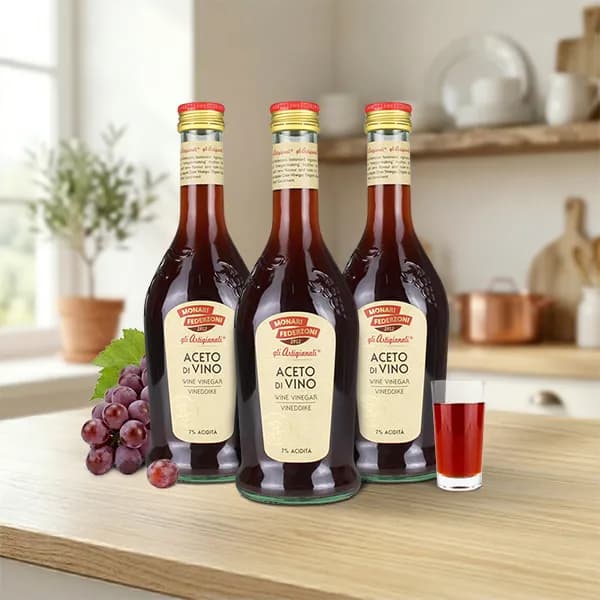 모나리 이탈리아 레드 와인 비니거 식초 발효 비네거 500ml 3병