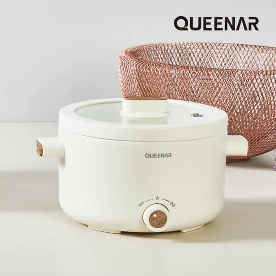 퀸나 크리미 멀티 쿠커, QNMK-20W, 2L, 화이트, 1개