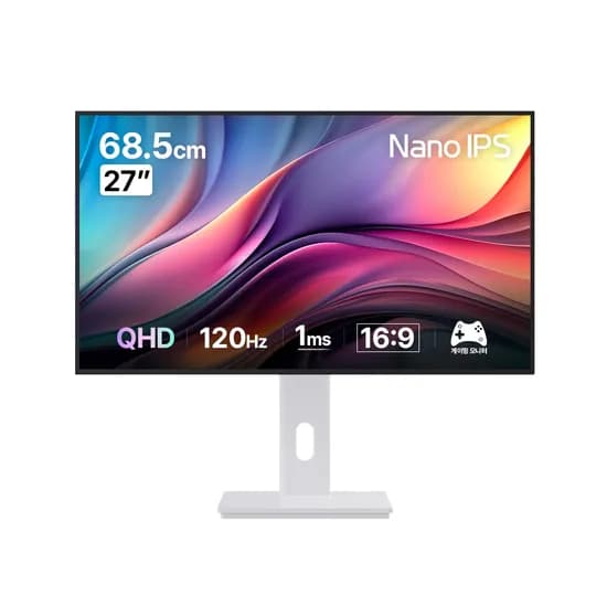 이노스 27QD200M QHD NANO IPS Ai USB-C HDR 게이밍 멀티스탠드 모니터 27인치 무결점 1개