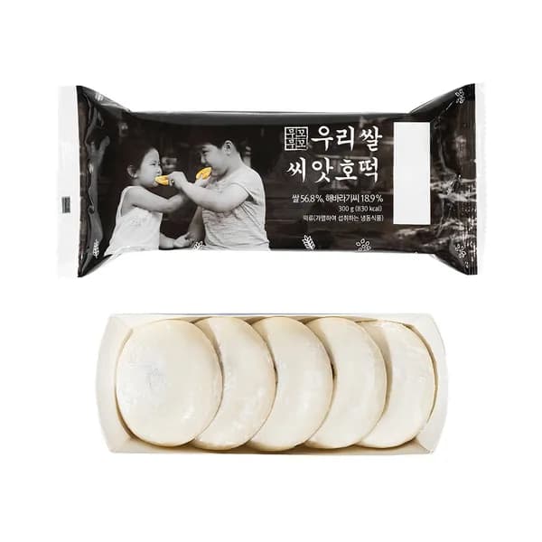 무꼬뭐꼬 국내산 쌀 미니 씨앗호떡 5개입 7개