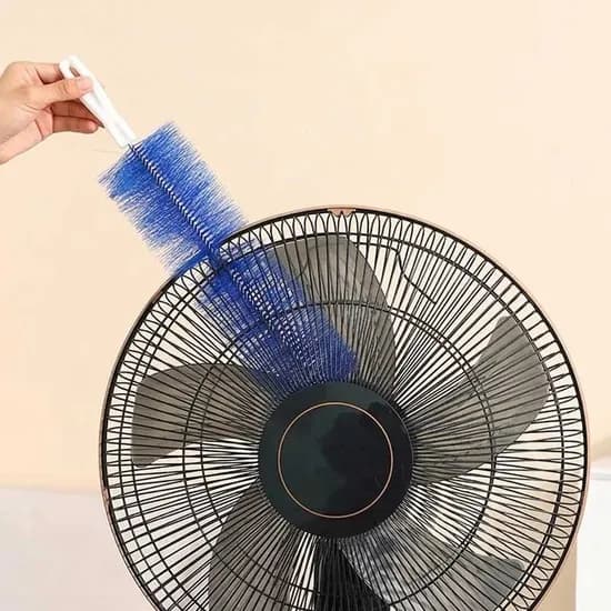 선풍기 틈새 청소 먼지 제거 브러쉬, 블루, 4개