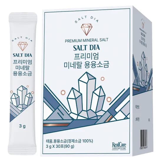 리얼케어 프리미엄 미네랄 용융소금 3g 30포 1개