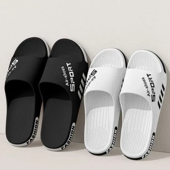 사무실 쿠션 슬리퍼 남녀공용 블랙 255mm 1개