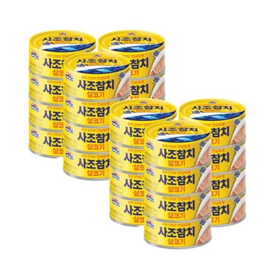 사조 살코기참치 안심 100g 24개