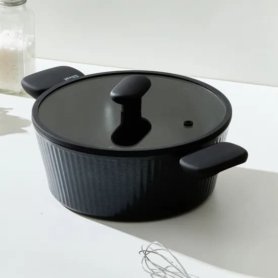 실바트 벨리나 IH 단조 양수냄비, 블랙, 24cm, 1개