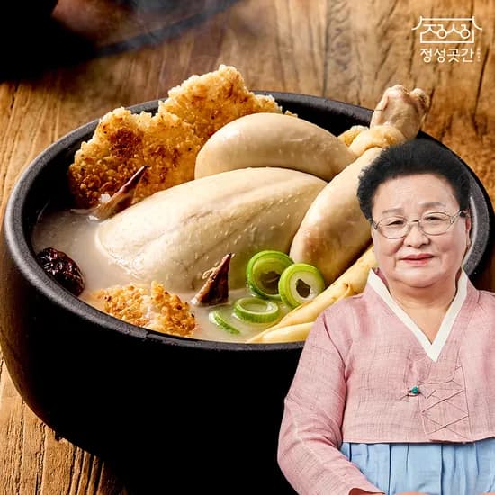 정성곳간 사골 누룽지 삼계탕, 1kg, 3개