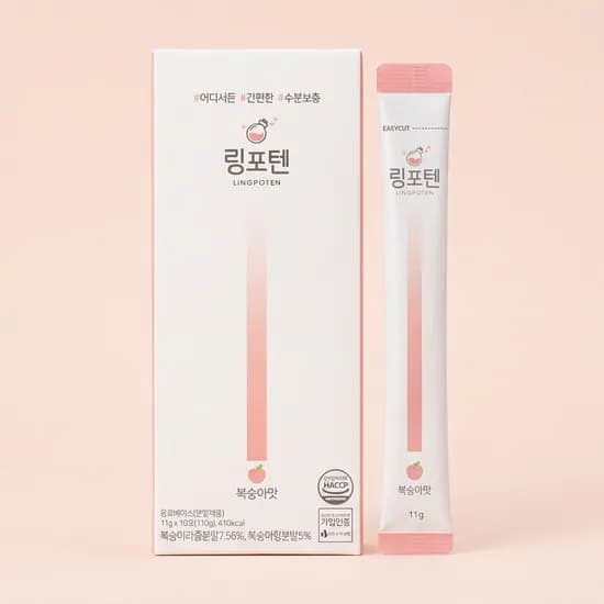 링포텐 복숭아맛 10포 1박스