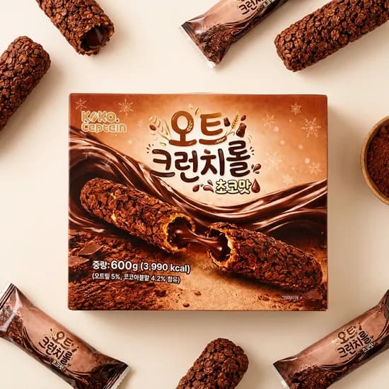 오트 크런치롤 초코맛 600g 약 50봉지입 1개