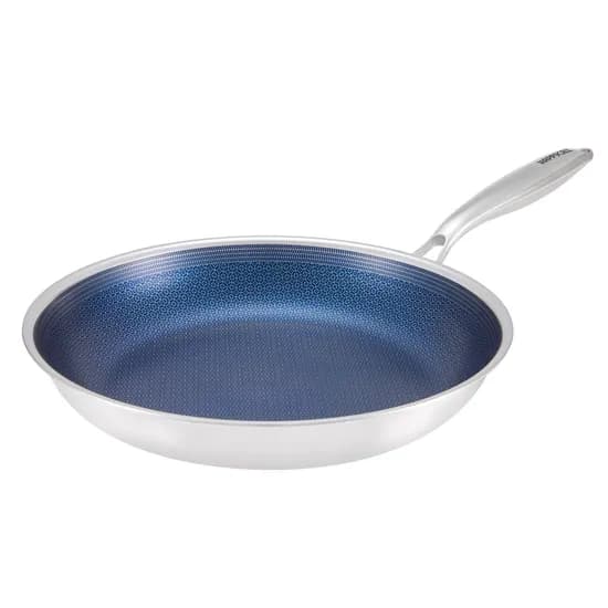 해피콜 브릭스 통3중 에칭 IH 프라이팬, 블루, 28cm, 1개