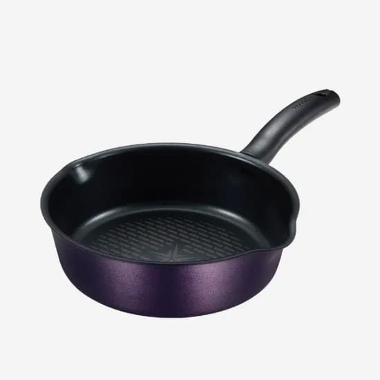 해피콜 레귤러쿡 다이아몬드 프라이팬, 퍼플, 22cm, 1개