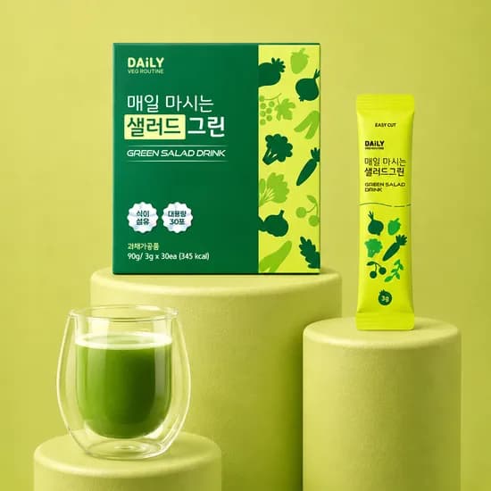 데일리 하루한포 매일 마시는 샐러드 그린 30포 1개