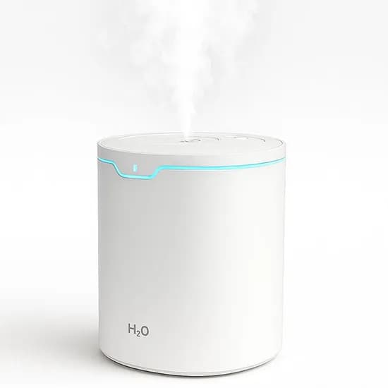 에너비디 초음파 듀얼 가습기, 2L, 저소음, 무드등, 화이트, 1개