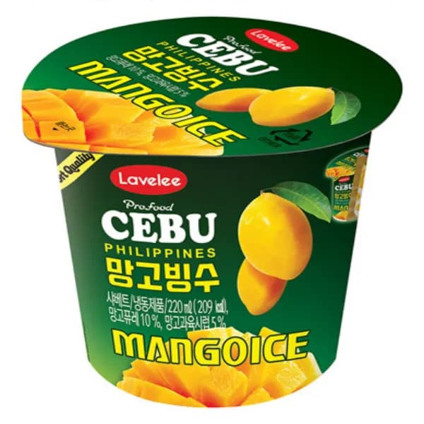 라벨리 세부망고빙수 220ml 10개