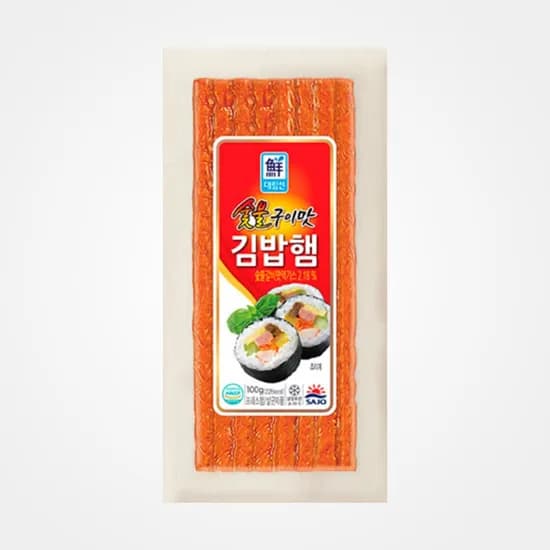 대림 숯불구이맛 김밥햄 100g 20개