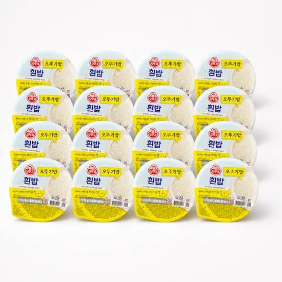 오뚜기 맛있는 오뚜기밥 흰밥 210g 24개