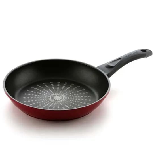 셰프라인 하트 다이아몬드 프라이팬, 빨강, 28cm, 1개