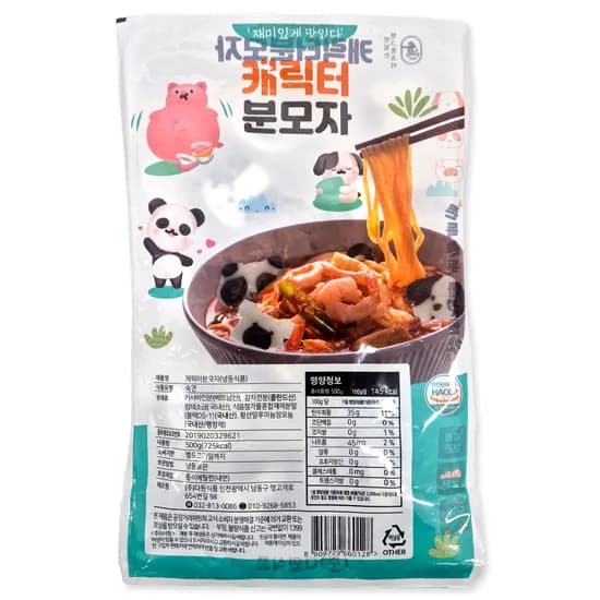다원 캐릭터 분모자 500g 1개