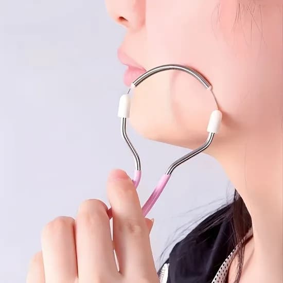 페이스 솜털 제거기, 블루, 1개