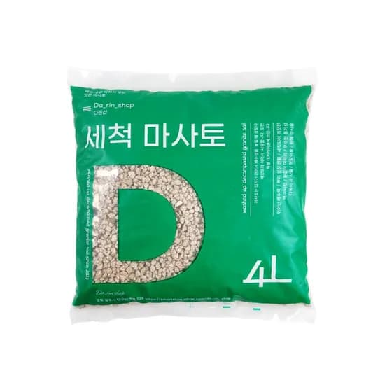 다린샵 세척 마사토, 대립, 4L, 1개