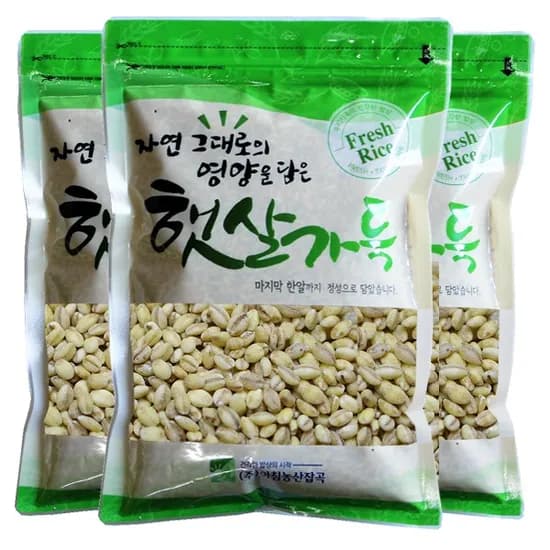 국내산 찰보리 보리쌀, 2026년산, 500g, 3봉, 1개