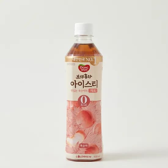 동원 보성홍차 아이스티 제로 복숭아 500ml 24개