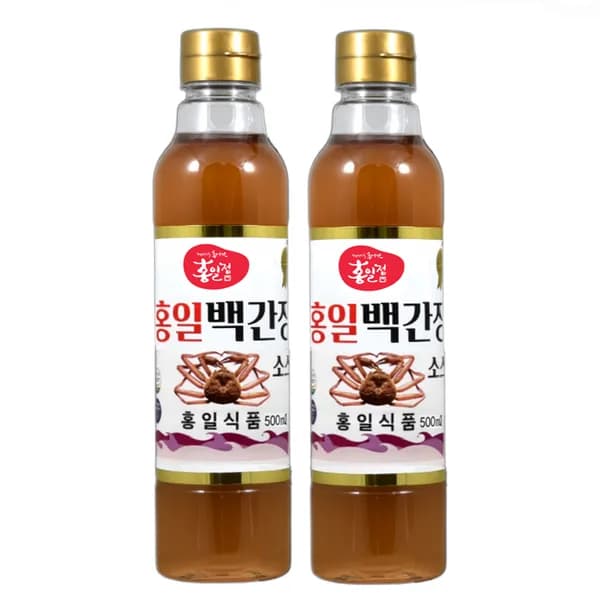 홍일 백간장소스 500ml 2개