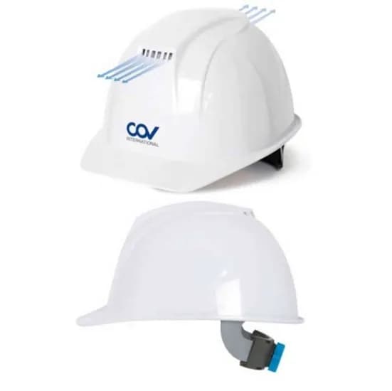 COV 통풍형 안전모 COV H-A001 화이트 1개