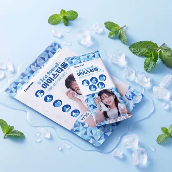 더온채 아이스 타올 특대형 화이트 30입