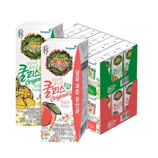 쿨피스 복숭아 190ml 15개 외 1종