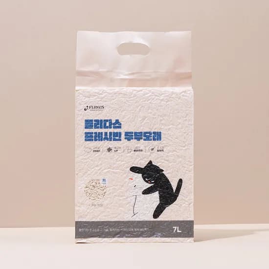플리다스 프레시빈 두부 모래, 오리지널, 7L, 3개