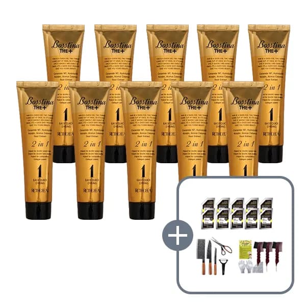 보스티나 더 플러스 염색제 자연갈색 110ml 1세트