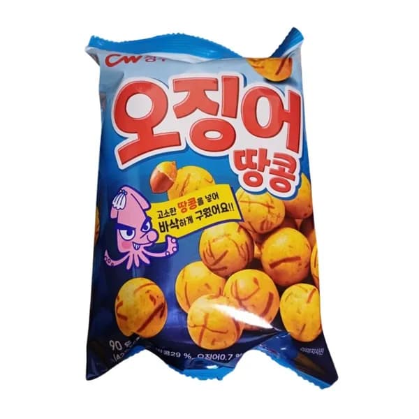 청우 오징어땅콩 오리지널 90g 10봉