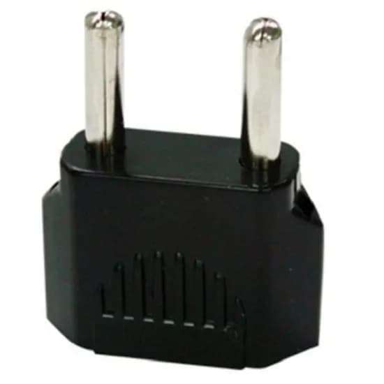 220V 국내용 변환 돼지코 어댑터 플러그 1cm 1개