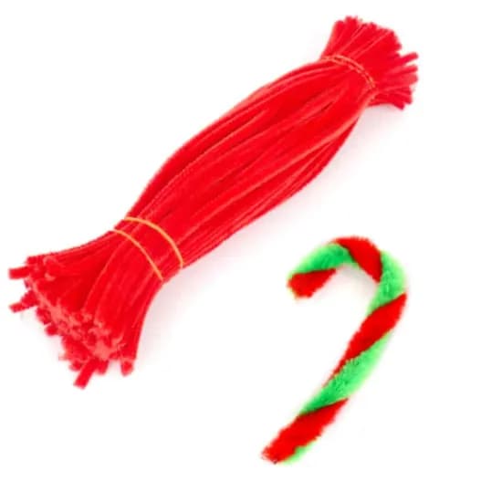 흰색 모루, 100개입, 30cm, 1개